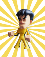 Abode x Bruce Lee Club經典玩具模型