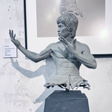 "Be Water" Bruce Lee Bust Sculpture - A Collector's Masterpiece by Mr. Shannon Ma