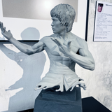 "Be Water" Bruce Lee Bust Sculpture - A Collector's Masterpiece by Mr. Shannon Ma