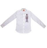 Emanate Meili x Bruce Lee Club x Raphael Ma - Men's Shirt with Bruce Lee Body Prints (Style A)