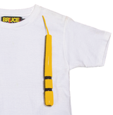 #T005 Bruce Lee Club Production Yellow Nunchaku Printed Kidswear T-shirt - Bruce Lee Club