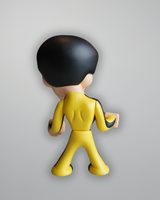 Abode x Bruce Lee Club經典玩具模型