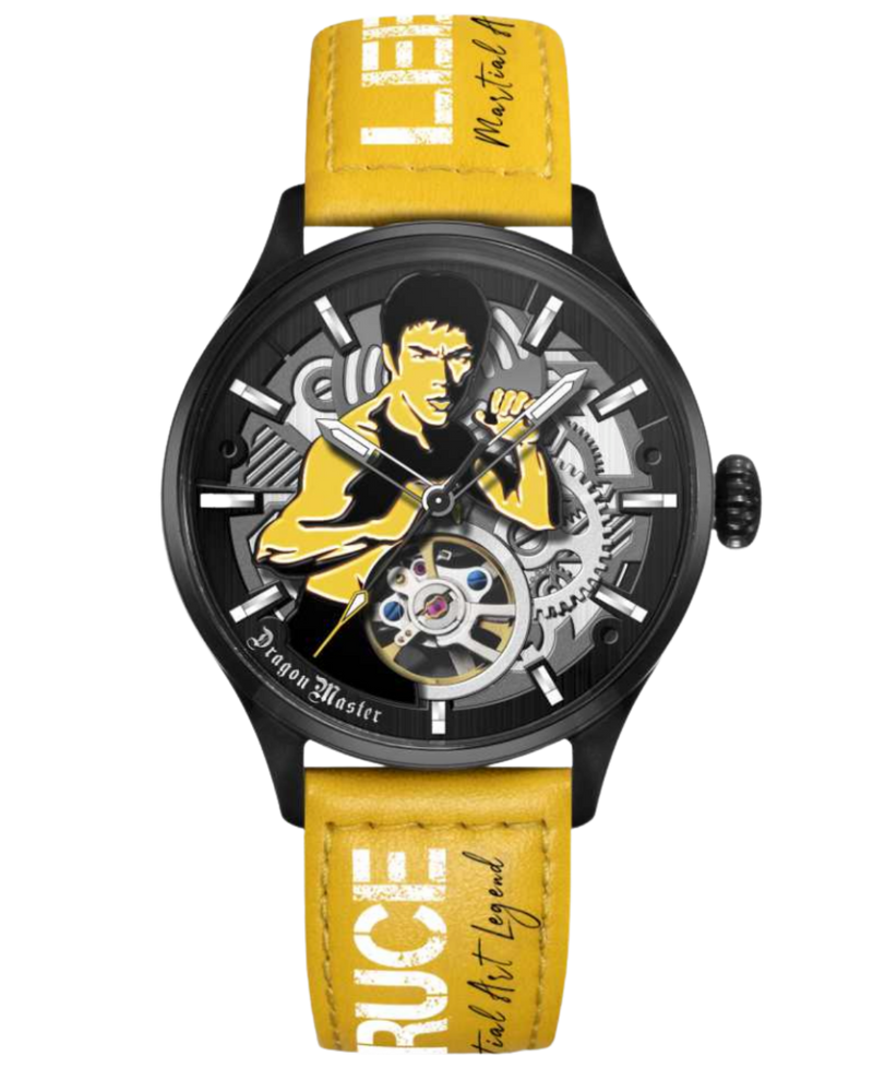 BRUCE LEE Timepieces - BL.3952M (Yellow Leather Strap)