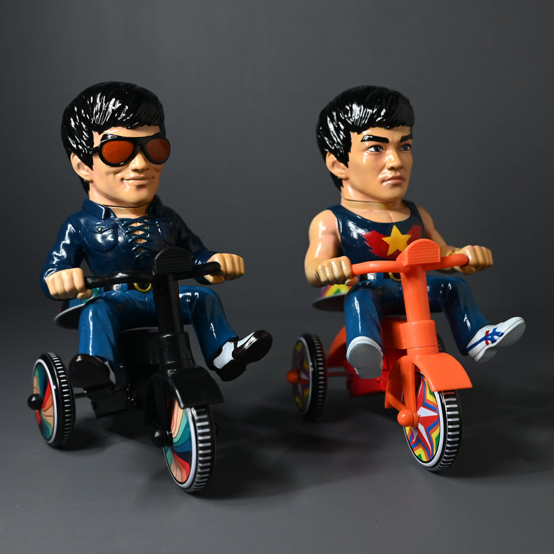 Bruce Lee Club x PLANET-X - TRIKES OF DRAGON Tricycles Toys (Orange / Black)