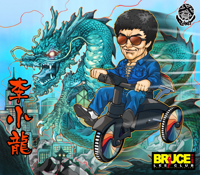 Bruce Lee Club x PLANET-X - TRIKES OF DRAGON Tricycles Toys (Orange / Black)