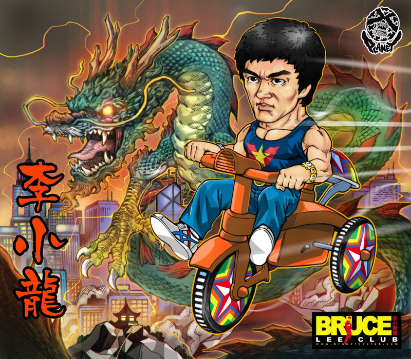 Bruce Lee Club x PLANET-X - TRIKES OF DRAGON Tricycles Toys (Orange / Black)