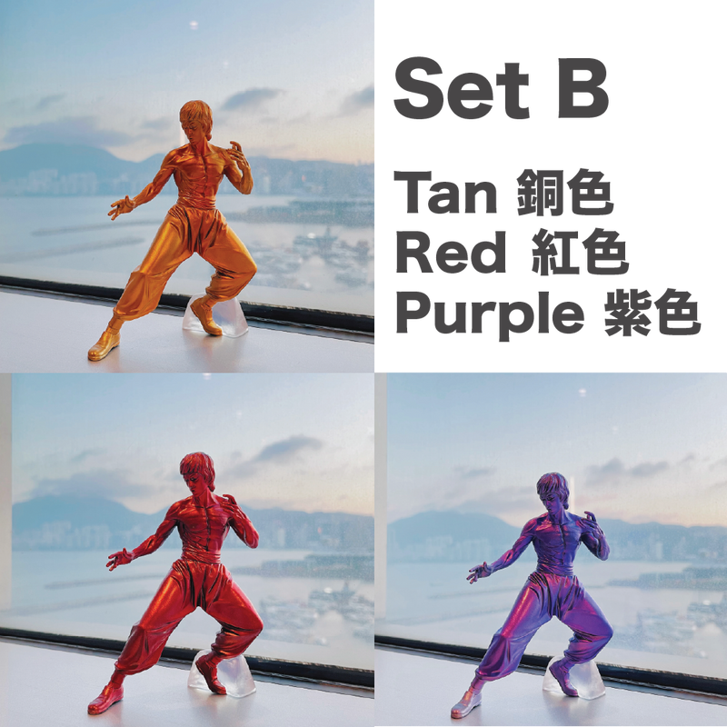 "The Star of the Century" Bruce Lee Mini Statue Set (Set A & B)