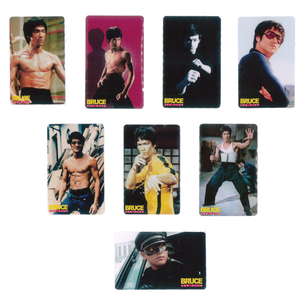 Bruce Lee Classic Scene Card Sticker (8 pcs 1 set) - Bruce Lee Club