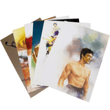 馬少飛馬來西亞畫展限定版李小龍Post Card明信片套裝