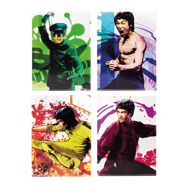 Bruce Lee Color Printing A4 L-Files - Bruce Lee Club Bruce Lee Collectible and Gift for all Bruce Lee Lover 