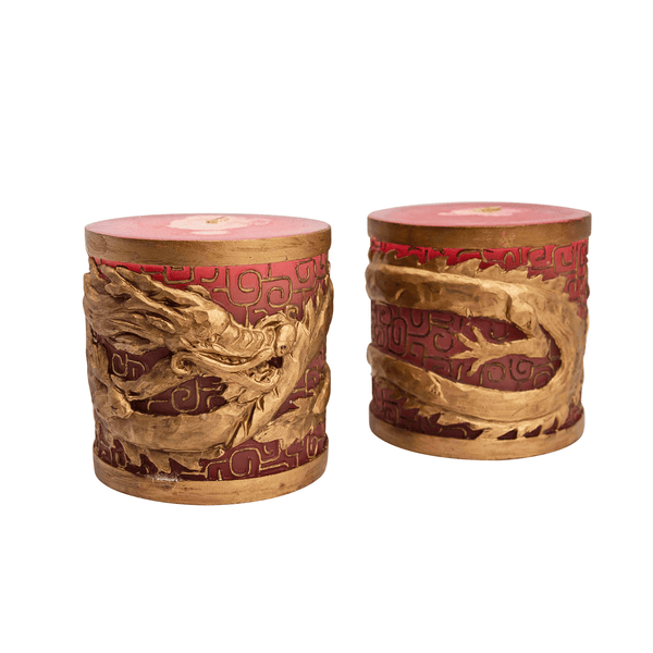 Bruce Lee Golden Dragon Candle Set - Bruce Lee Club