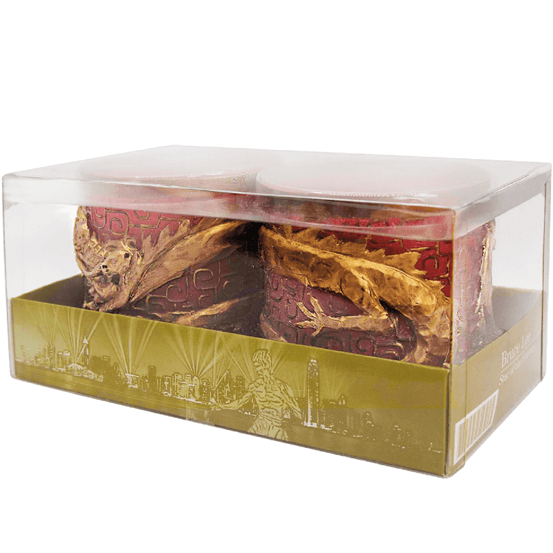 Bruce Lee Golden Dragon Candle Set - Bruce Lee Club