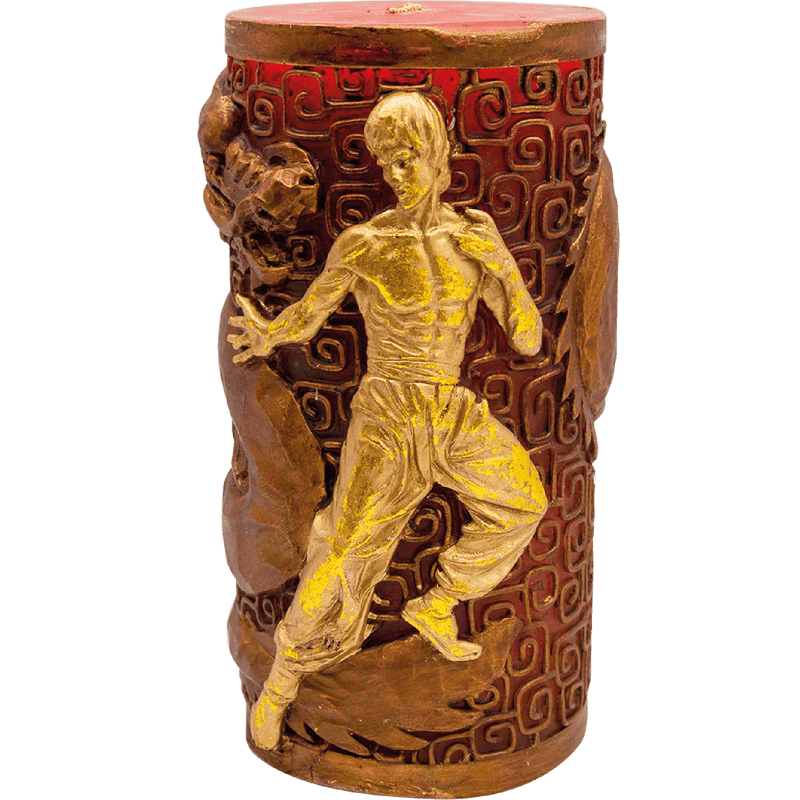 Star of the Century Bruce Lee Pillar Candle 6" - Bruce Lee Club