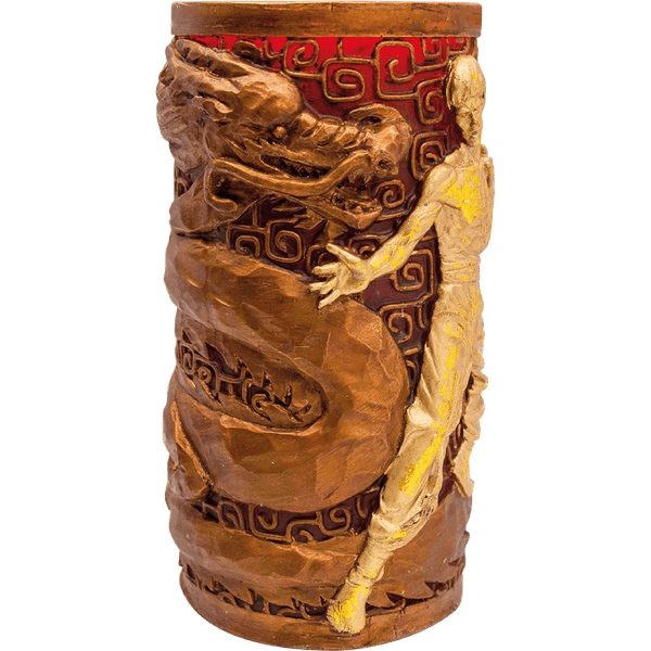 Star of the Century Bruce Lee Pillar Candle 6" - Bruce Lee Club