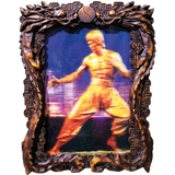 Bruce Lee Statue 3D Photo with Frame
