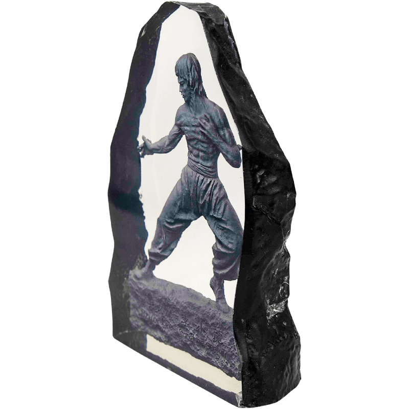 Star Of The Century Bronze Statue Crystal Decoration - Bruce Lee Club