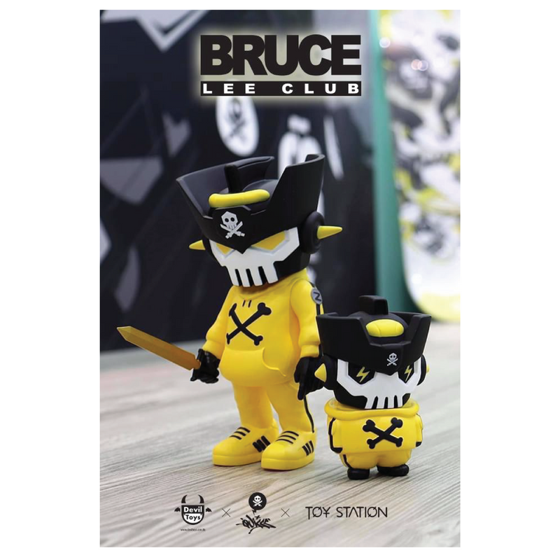 【Online Exclusive】BRUCE LEE CLUB x Quiccs Maiquez x Devil toys - The 6” ZETA & The 3” Micro ZETA - Bruce Lee Club