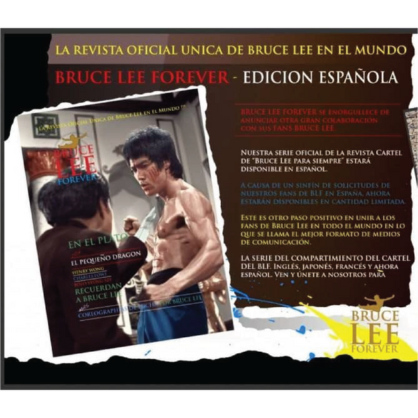 Bruce Lee Forever – Poster Magazine ON SET WITH THE LITTLE DRAGON SPANISH EDITION - Bruce Lee Club