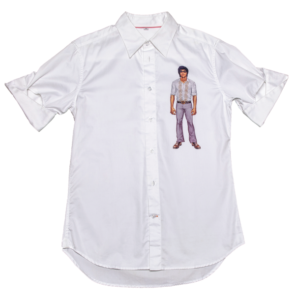 #SEMRM-004 Emanate Meili x Bruce Lee Club x Raphael Ma - Men's Shirt with Bruce Lee Body Prints (Style A) - Bruce Lee Club