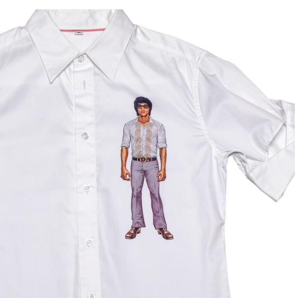 #SEMRM-004 Emanate Meili x Bruce Lee Club x Raphael Ma - Men's Shirt with Bruce Lee Body Prints (Style A)