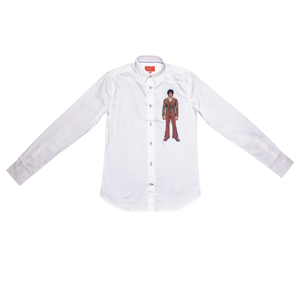#SEMRM-005 Emanate Meili x Bruce Lee Club x Raphael Ma - Men's Shirt with Bruce Lee Body Prints (Style B) - Bruce Lee Club