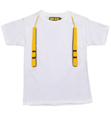 #T005 Bruce Lee Club Production Yellow Nunchaku Printed Kidswear T-shirt - Bruce Lee Club