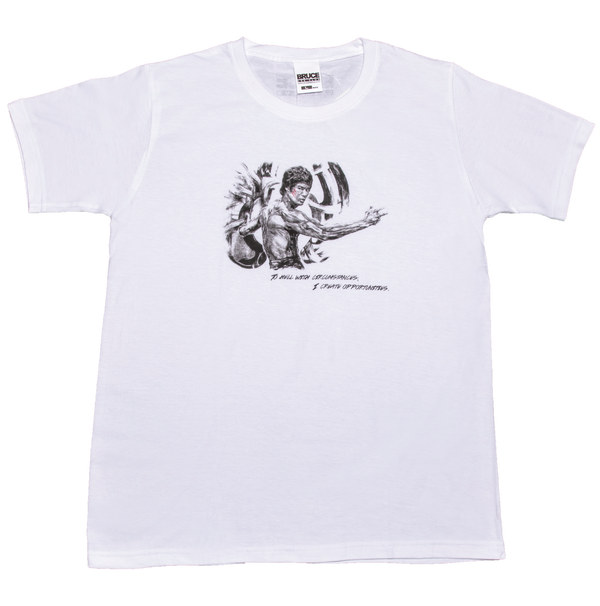 #T011 Bruce Lee Club 2016-17s Membership T-shirt Japan Limited Edition - Bruce Lee Black&White Printed T-shirt - Bruce Lee Club