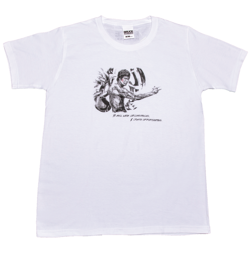 #T011 Bruce Lee Club 2016-17s Membership T-shirt Japan Limited Edition - Bruce Lee Black&White Printed T-shirt - Bruce Lee Club