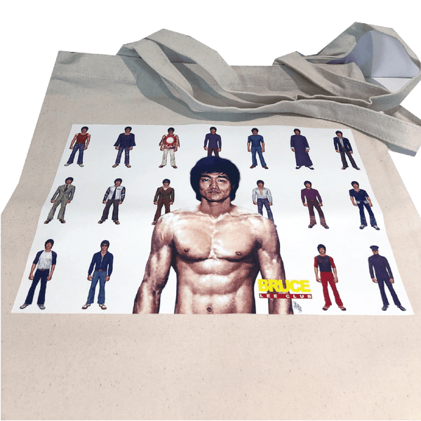 Work of Artist Raphael Ma｜Bruce Lee Tote Bag- Fashion Portrait - Bruce Lee Club