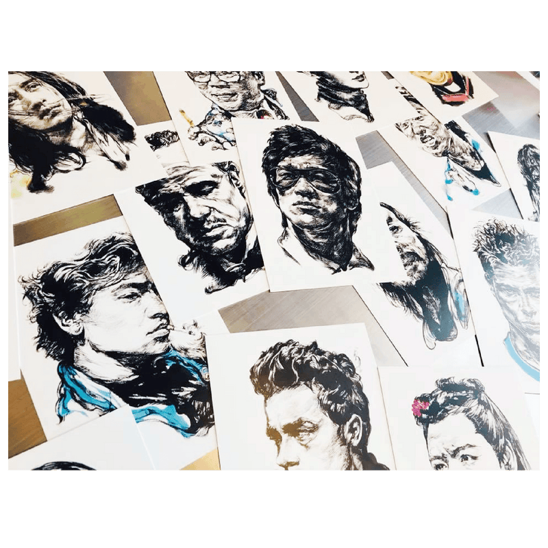 Man Tsang 光影言語 Postcard Set - Bruce Lee Club