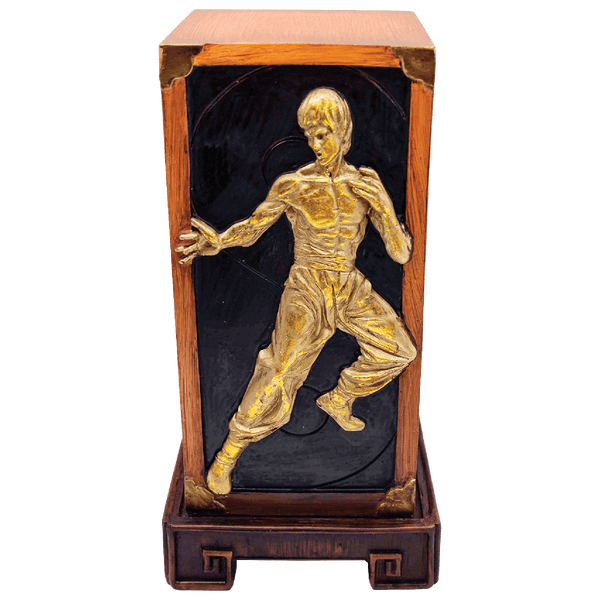 Bruce Lee Square 7" Pillar Candle With Base - Bruce Lee Club